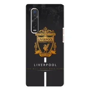 Силиконовые Чехлы принт Футбол на Oppo Find X3 Pro (Liverpool)