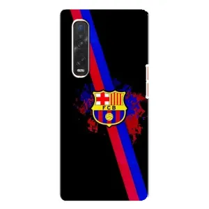Чехол для Oppo Find X3 Pro (Барселона) (Лого Барсы)