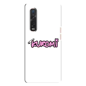 Чохол з персонажем Куромі на Oppo Find X3 Pro (Лого Куромі)
