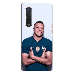 Чехол (TPU) с Футболистом на Oppo Find X3 Pro (Мбаппешичка)