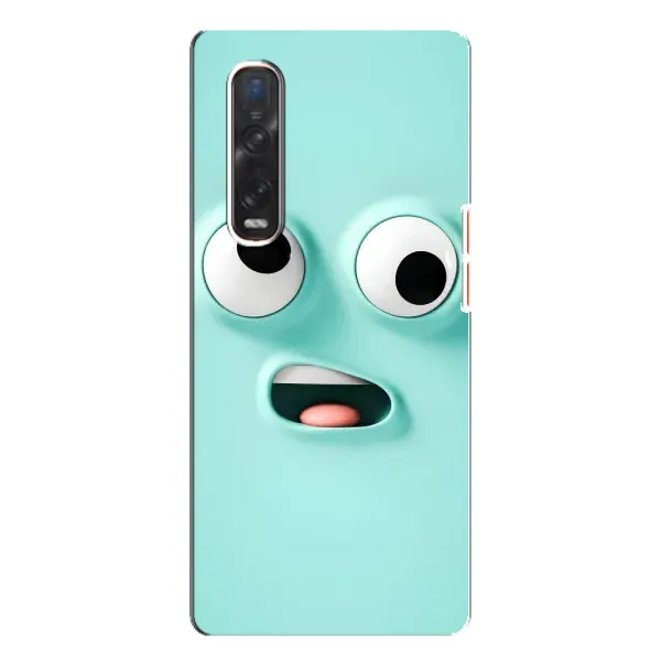 Чехол с рисунком «Забавное мятное лицо» для OPPO Find X3 Pro Чехол с рисунком «Забавное мятное лицо» для OPPO Find X3 Pro