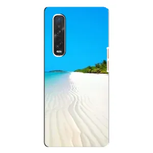 Летний Чехол на Oppo Find X3 Pro (Море песок)
