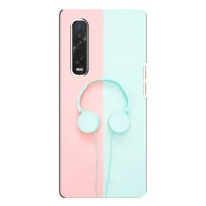 Девчачий Чехол для Oppo Find X3 Pro (Наушники)