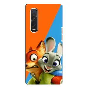 Чехлы ЗВЕРОПОЛИС для Oppo Find X3 Pro (Ник и Хопс)