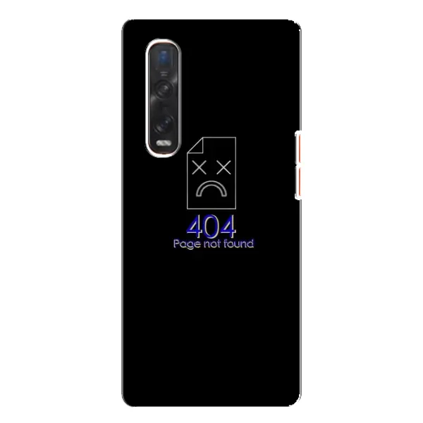 Чехол с рисунком «Ошибка 404» для OPPO Find X3 Pro