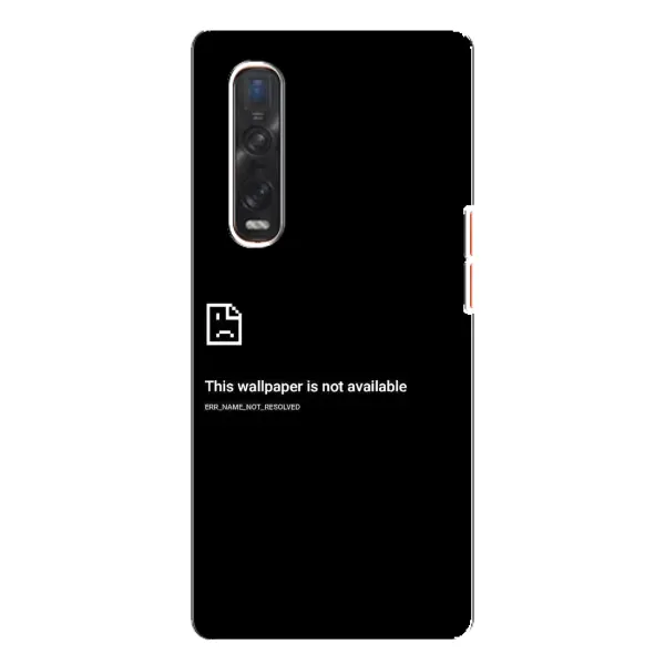 Чехол с рисунком «Ошибка» для OPPO Find X3 Pro