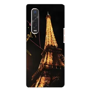 Чехол с Эйфелевой башней на Oppo Find X3 Pro (Paris)