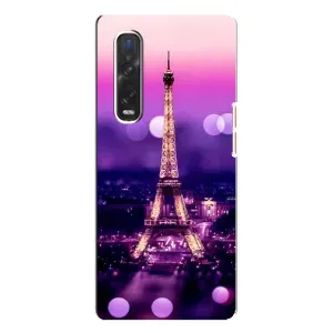 Чехол с Эйфелевой башней на Oppo Find X3 Pro (Париж башня)