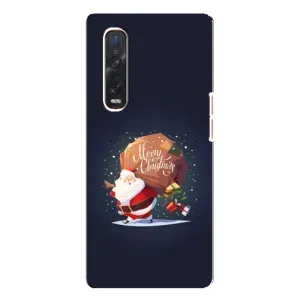 Чехол Санта Клаус для Oppo Find X3 Pro (Подарки от Санты)