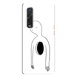 Чехлы со смыслом для Oppo Find X3 Pro (Пустота)
