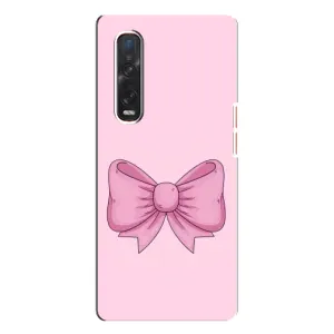 Чохол банти для Oppo Find X3 Pro (Рожевий бантик)