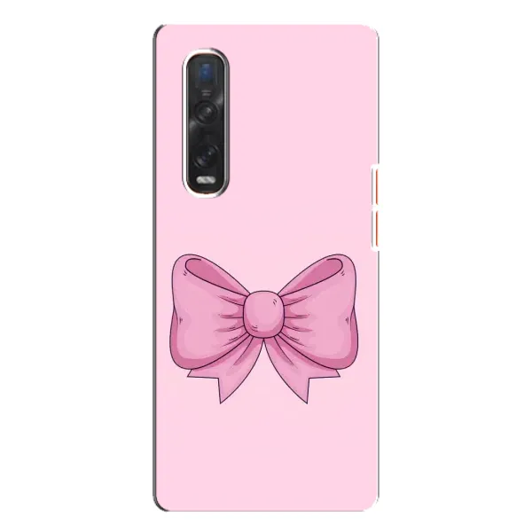Чехол с рисунком «Розовый бантик» для OPPO Find X3 Pro Чехол с рисунком «Розовый бантик» для OPPO Find X3 Pro