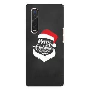Чехол Санта Клаус для Oppo Find X3 Pro (Санта Крисмас)