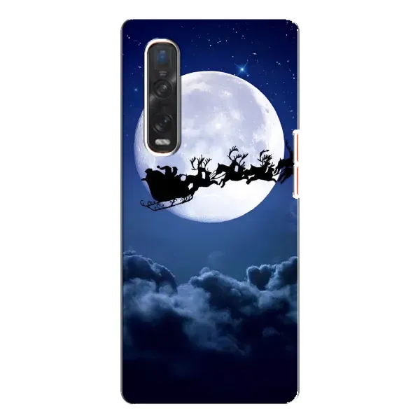 Чехол с рисунком «Санта - луна» для OPPO Find X3 Pro Чехол с рисунком «Санта - луна» для OPPO Find X3 Pro