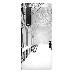 Чехлы на Новый Год Oppo Find X3 Pro (Снегом замело)