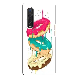 Чохол з зображенням смачної їжі для Oppo Find X3 Pro (Соковиті пончики)
