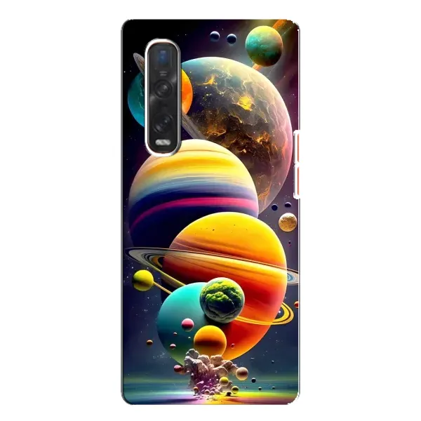 Чехол с рисунком «Солнечна система» для OPPO Find X3 Pro Чехол с рисунком «Солнечна система» для OPPO Find X3 Pro