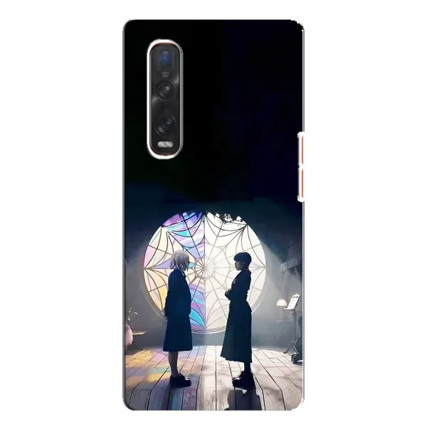 Чехол с рисунком «Уэнсдей и Энди» для OPPO Find X3 Pro Чехол с рисунком «Уэнсдей и Энди» для OPPO Find X3 Pro