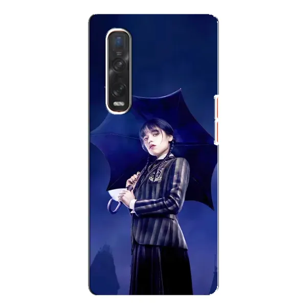 Чехол с рисунком «Уэнсдей с зонтом» для OPPO Find X3 Pro Чехол с рисунком «Уэнсдей с зонтом» для OPPO Find X3 Pro
