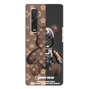 Силиконовый чехол для Oppo Find X3 Pro (Медмедь Луи Виттон)