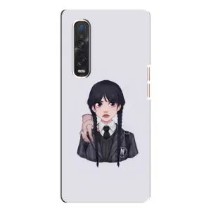 Чехлы с принтом Уэнсдей на Oppo Find X3 Pro (Вещь Венсдей)