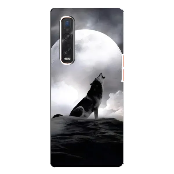 Чехол с рисунком «Волк и луна» для OPPO Find X3 Pro Чехол с рисунком «Волк и луна» для OPPO Find X3 Pro