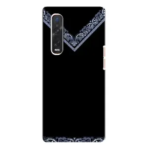 Силиконовый Чехол на Oppo Find X3 Pro (Воротник вышиванки)