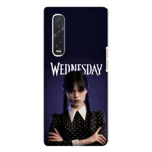 Чехлы с принтом Уэнсдей на Oppo Find X3 Pro (Wednesdey)