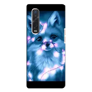 Чехол с Лисичкой для Oppo Find X3 Pro (Яркая Лиса)