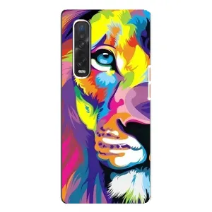 Чехол с картинкой на Oppo Find X3 Pro (Яркий Лев)
