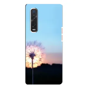 Силіконовий Чохол з кульбабками на Oppo Find X3 Pro (Захід з кульбабкою)
