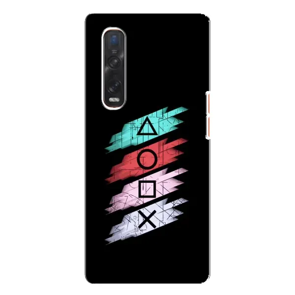 Чехол с рисунком «Значки Sony» для OPPO Find X3 Pro Чехол с рисунком «Значки Sony» для OPPO Find X3 Pro