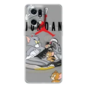 Силиконовый Чехол Nike Air Jordan на Финд Х5 Про (Air Jordan)