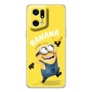 Мультяшный принт на Чехол для Финд Х5 Про (Banana)