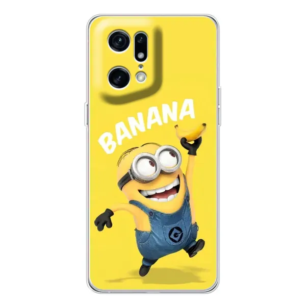 Чехол с рисунком «Banana» для OPPO Find X5 Pro