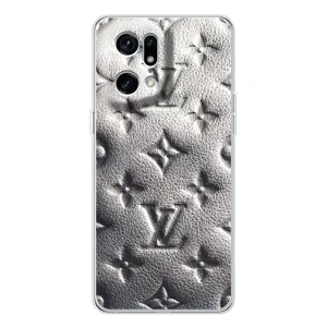 Текстурный Чехол Louis Vuitton для Финд Х5 Про (Бежевый ЛВ)