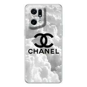 Чехол с рисунком «CHANEL» для OPPO Find X5 Pro