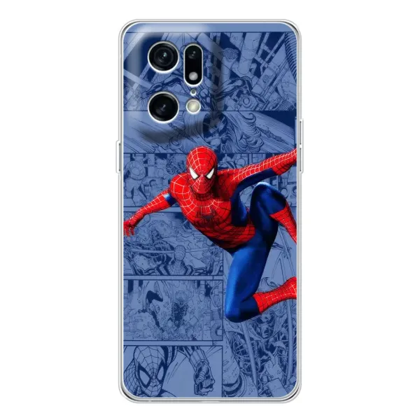 Чехол с рисунком «Человек Паук» для OPPO Find X5 Pro