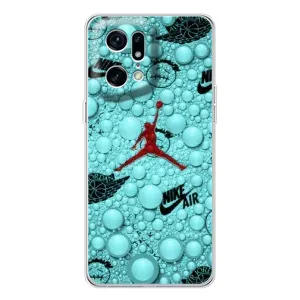 Силиконовый Чехол Nike Air Jordan на Финд Х5 Про (Джордан Найк)