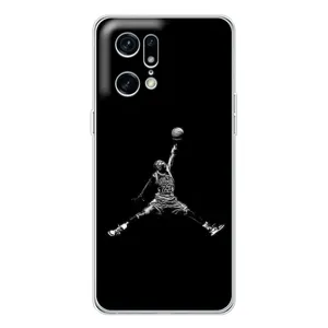 Силиконовый Чехол Nike Air Jordan на Финд Х5 Про (Джордан)