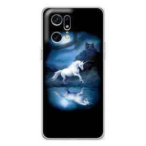 Чехол Unicorn на OPPO Find X5 Pro (Единорог)