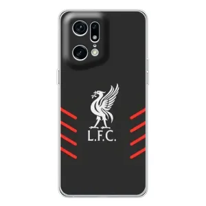 Силиконовые Чехлы принт Футбол на OPPO Find X5 Pro (Эмблема Liverpool)