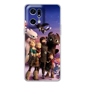 Чехол дракон Беззубик для OPPO Find X5 Pro (Герои дракона)