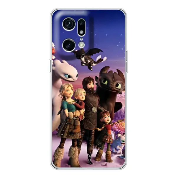 Чехол с рисунком «Герои дракона» для OPPO Find X5 Pro Чехол с рисунком «Герои дракона» для OPPO Find X5 Pro