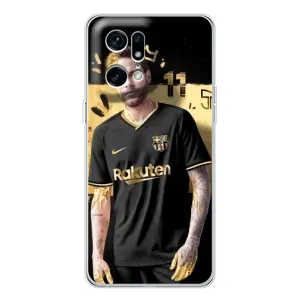 Силиконовый Чехол OPPO Find X5 Pro (Gold Neymar)