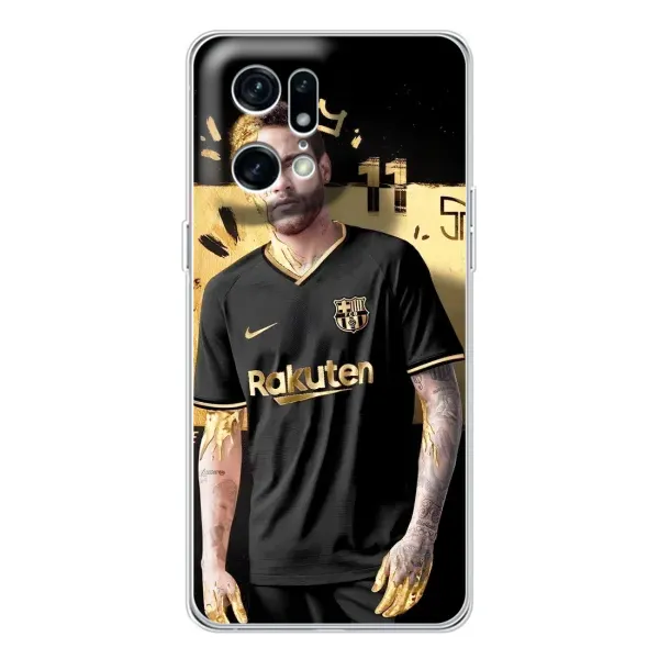 Чехол с рисунком «Gold Neymar» для OPPO Find X5 Pro Чехол с рисунком «Gold Neymar» для OPPO Find X5 Pro
