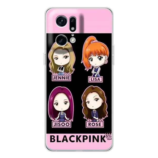 Чехол с рисунком «группа блэкпинг» для OPPO Find X5 Pro