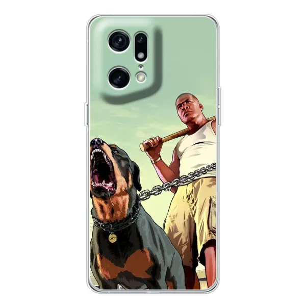 Чехол с рисунком «GTA» для OPPO Find X5 Pro Чехол с рисунком «GTA» для OPPO Find X5 Pro