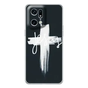 Чехлы для Финд Х5 Про (Крест Иисуса) (Jesus)
