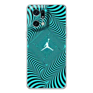 Силиконовый Чехол Nike Air Jordan на Финд Х5 Про (Jordan)
